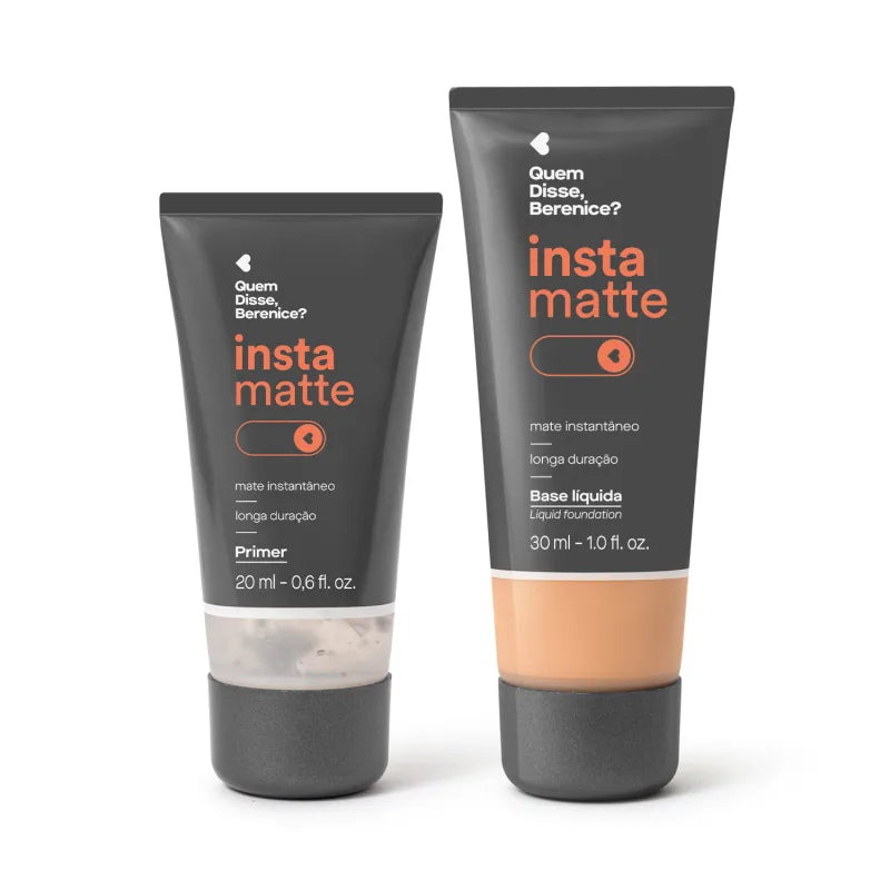 Instamatte Combo Quem Disse, Berenice?: Liquid Facial Primer 20ml + Liquid Foundation 180Q 30ml