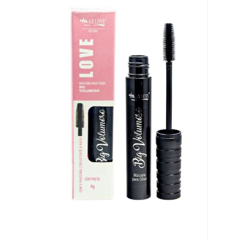 Mascara para Cilios Big Volumoso Love (Cor 100) - Max Love