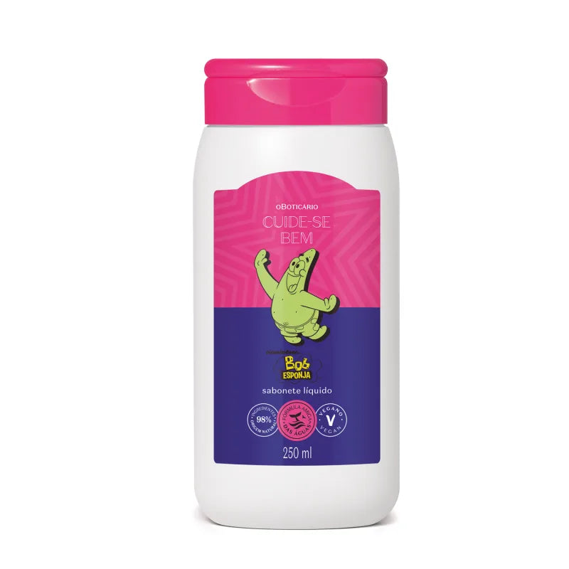 Bob Esponja Patricio Estrela Jabón Líquido Corporal Cuídate 250ml