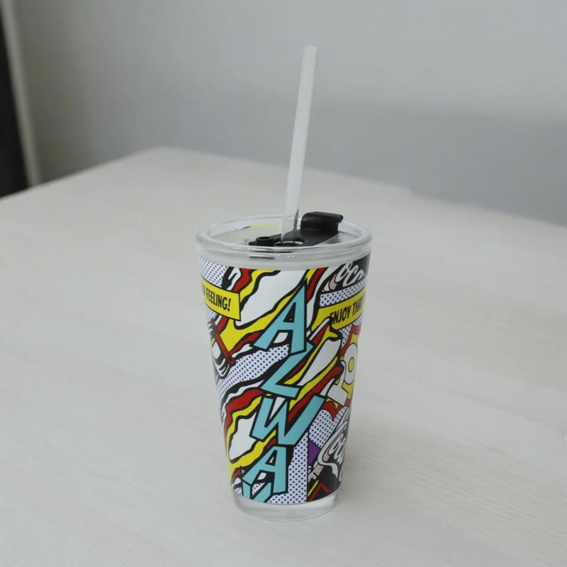 Cup with Straw 450ml - Coca-Cola