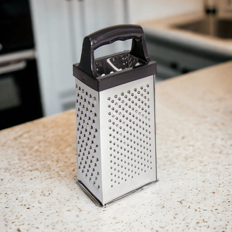 4-Sided Stainless Steel Grater - 24cm