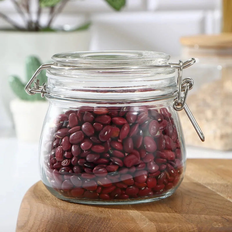 Glass Jar With Seal and Lock - 500ml