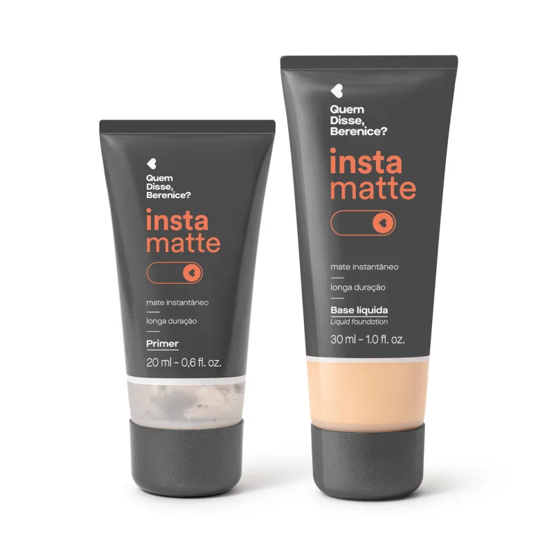 Instamatte Combo Quem Disse, Berenice?: Liquid Facial Primer 20ml + Liquid Foundation 110Q 30ml