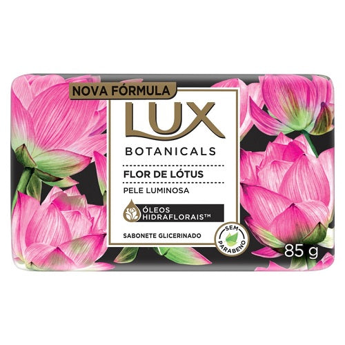 Lux Botanicals Envoltura de jabón en barra glicerinado con flor de loto - 85 g 