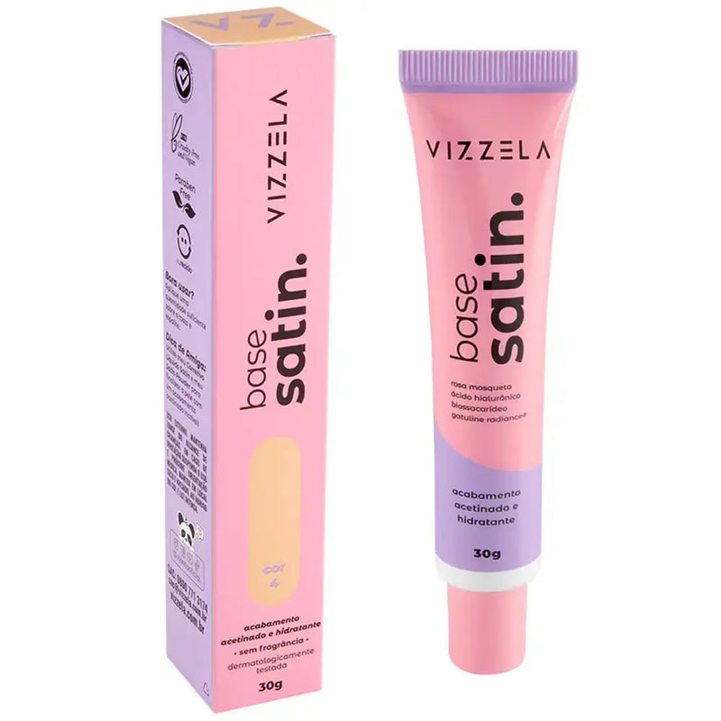 Vizzela Base Líquida Satinada 30g Color 04