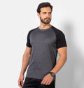 Dry Fit T-Shirt With Bicolor Sleeve