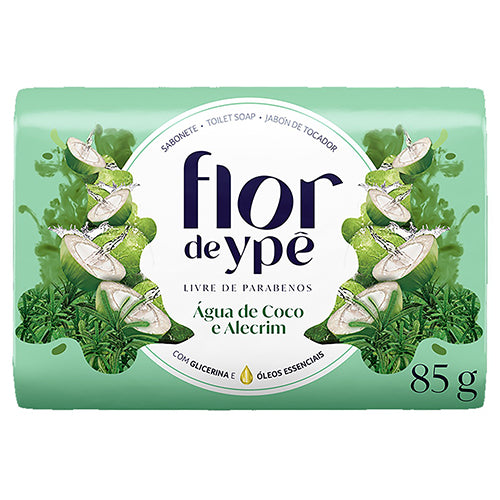 Flor de Ypê Jabón en Barra Agua de Coco y Romero - 85g