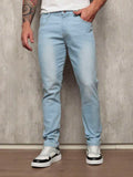 Jeans Pitillo para Hombre con Lycra Spandex Línea Premium