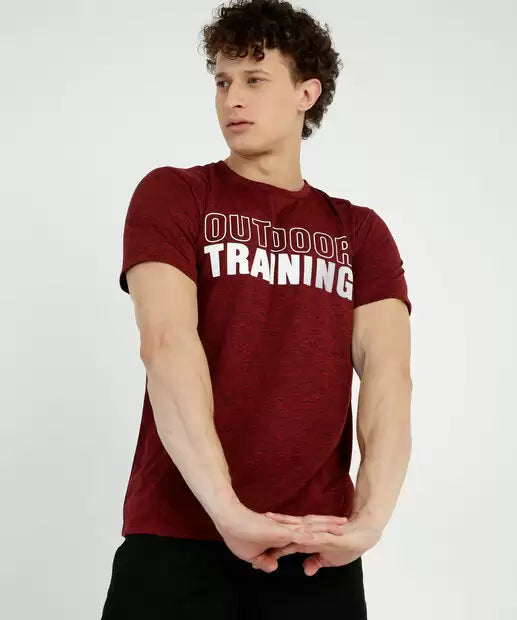 Camiseta Masculina Fitness Estampa Frontal MR