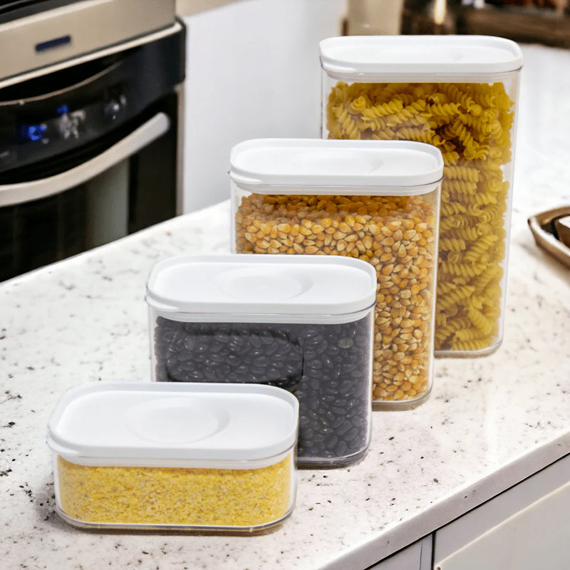 Combo 4 Plastic Organizer Pots with Lid