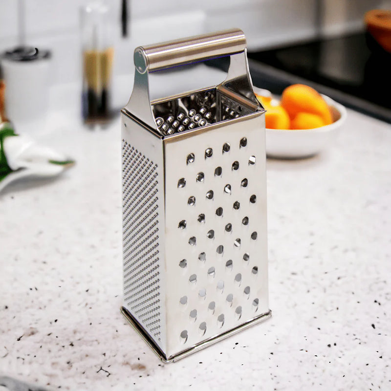 4-Sided Stainless Steel Grater - 24cm