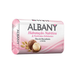 Albany Jabón Suave para Mujer con Aceite de Manzana y Avena 85g 