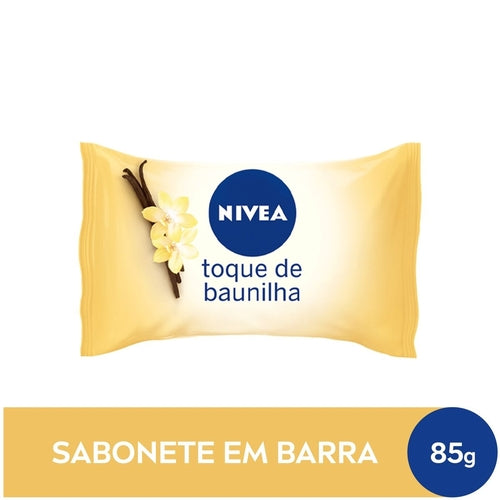 Nivea Flow Pack Jabón En Barra Hidratante Vanilla Touch - 85g 