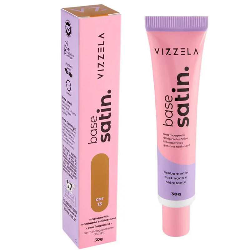 Vizzela Satin Liquid Foundation 30g Color 13