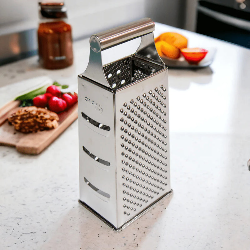 4-Sided Stainless Steel Grater - 24cm