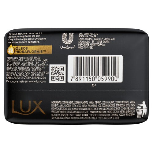 Lux Botanicals Jabón Envuelto En Barra Glicerinado Orquídea Negra - 85g 