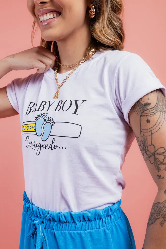 T-Shirt - Baby Boy - Branco