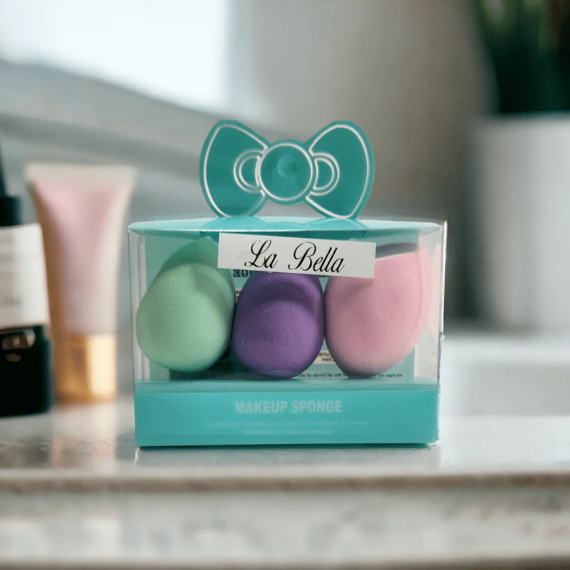 Kit with 3 Mini Makeup Sponges