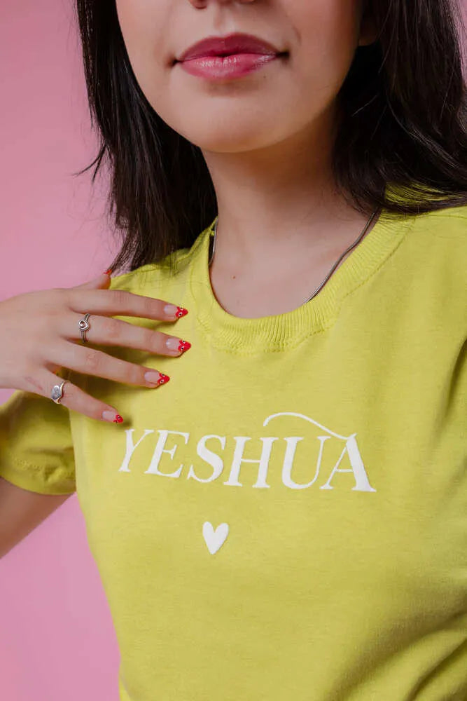 T-Shirt - Yeshua (Alto Relevo) - Verde