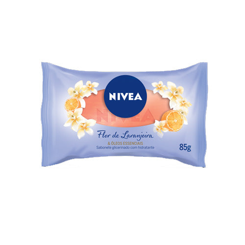 Nivea Flow Pack Jabón en barra hidratante y aceites esenciales de azahar - 85 g 