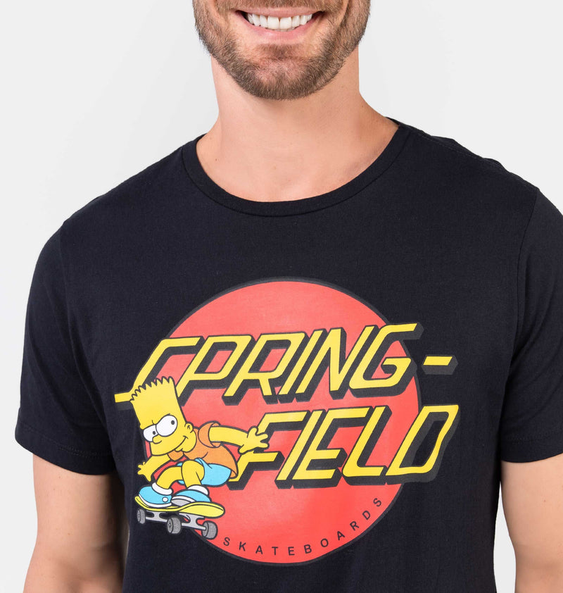 Camiseta Simpsons Bart E Springfield