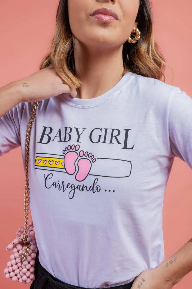 T-Shirt - Baby girl - White