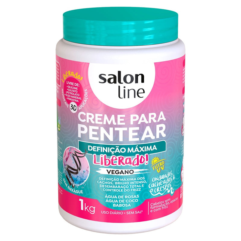 Kit Creme Definição Máxima+Gelatina Super Definição 1kg SaLon Line