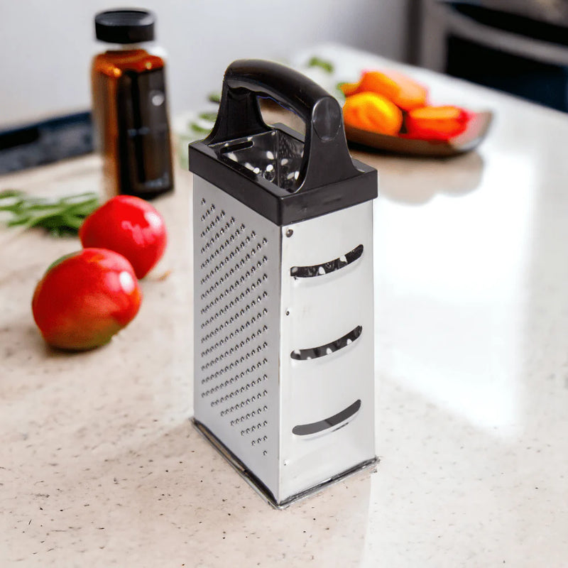 4-Sided Stainless Steel Grater - 24cm