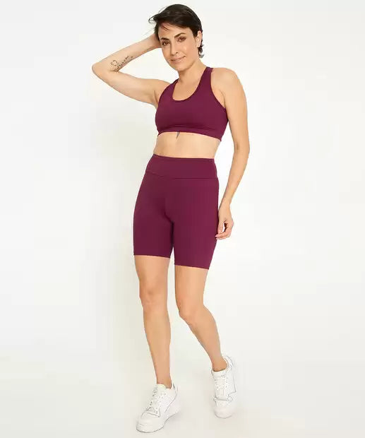 Bermuda Women's Fitness High Waist