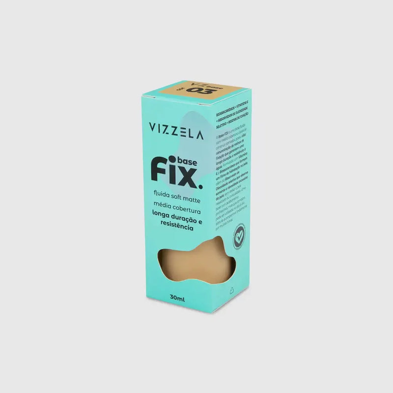 Vizzela Base de Maquillaje Líquida 30ml Fix Color 03