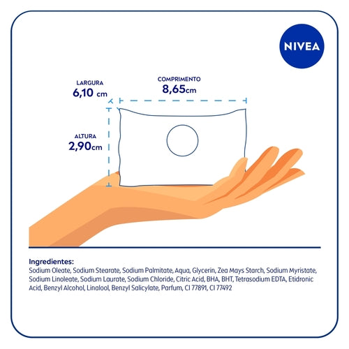 Nivea Flow Pack Jabón En Barra Hidratante Vanilla Touch - 85g 