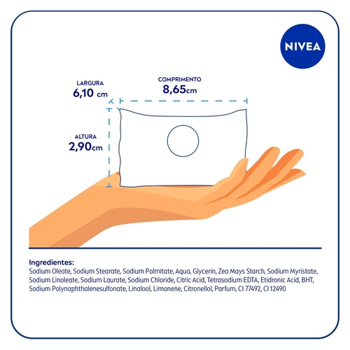 Nivea Flow Pack Jabón en barra hidratante y aceites esenciales de azahar - 85 g 