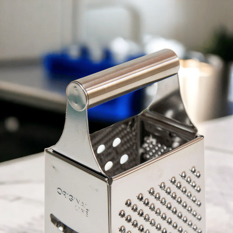 4-Sided Stainless Steel Grater - 24cm