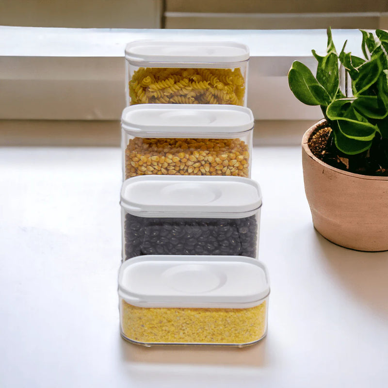 Combo 4 Plastic Organizer Pots with Lid