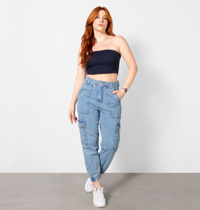 Cropped Tomara Que Caia Ribbed