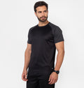 Camiseta Dry Fit Con Manga Bicolor