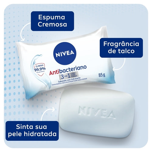 Nivea Flow Pack Jabón Antibacteriano en Barra - 85g 