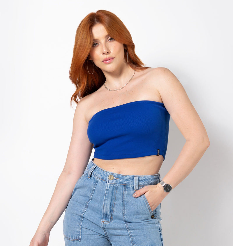 Cropped Tomara Que Caia Ribbed