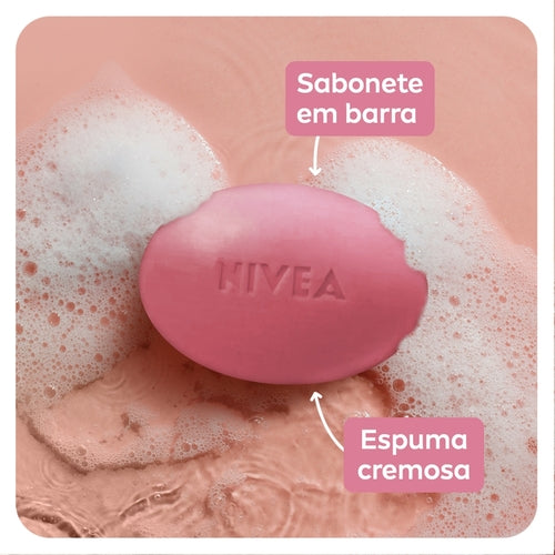 Nivea Flow Pack Jabón en barra hidratante y aceites esenciales de flor de cerezo - 85 g 