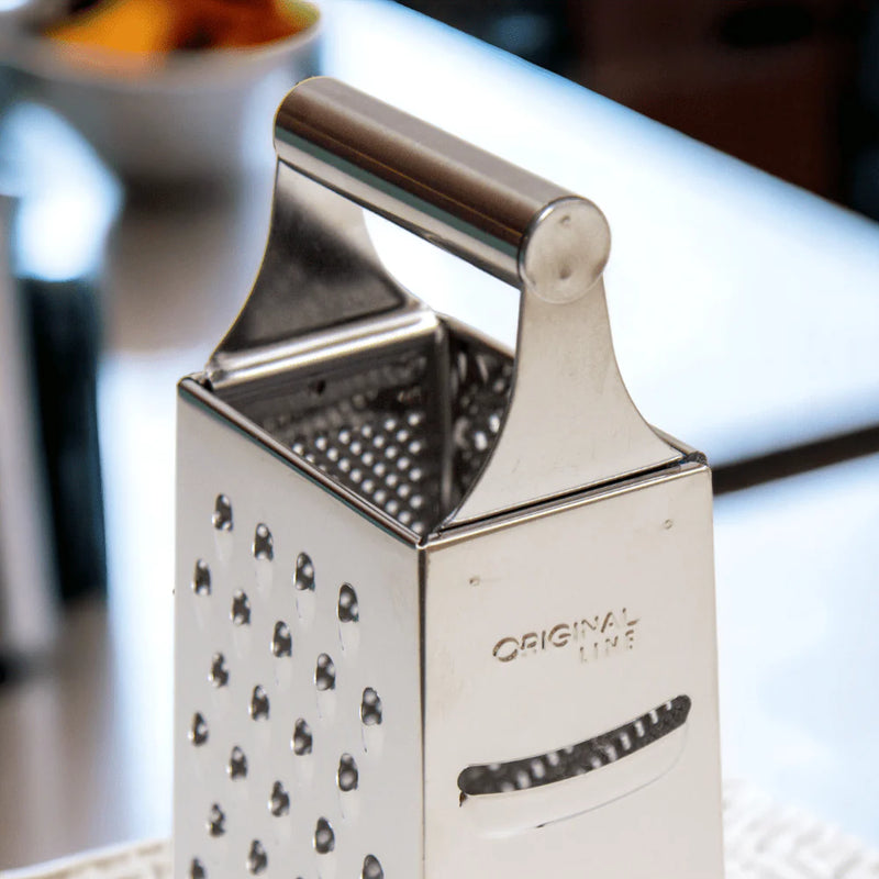 4-Sided Stainless Steel Grater - 24cm