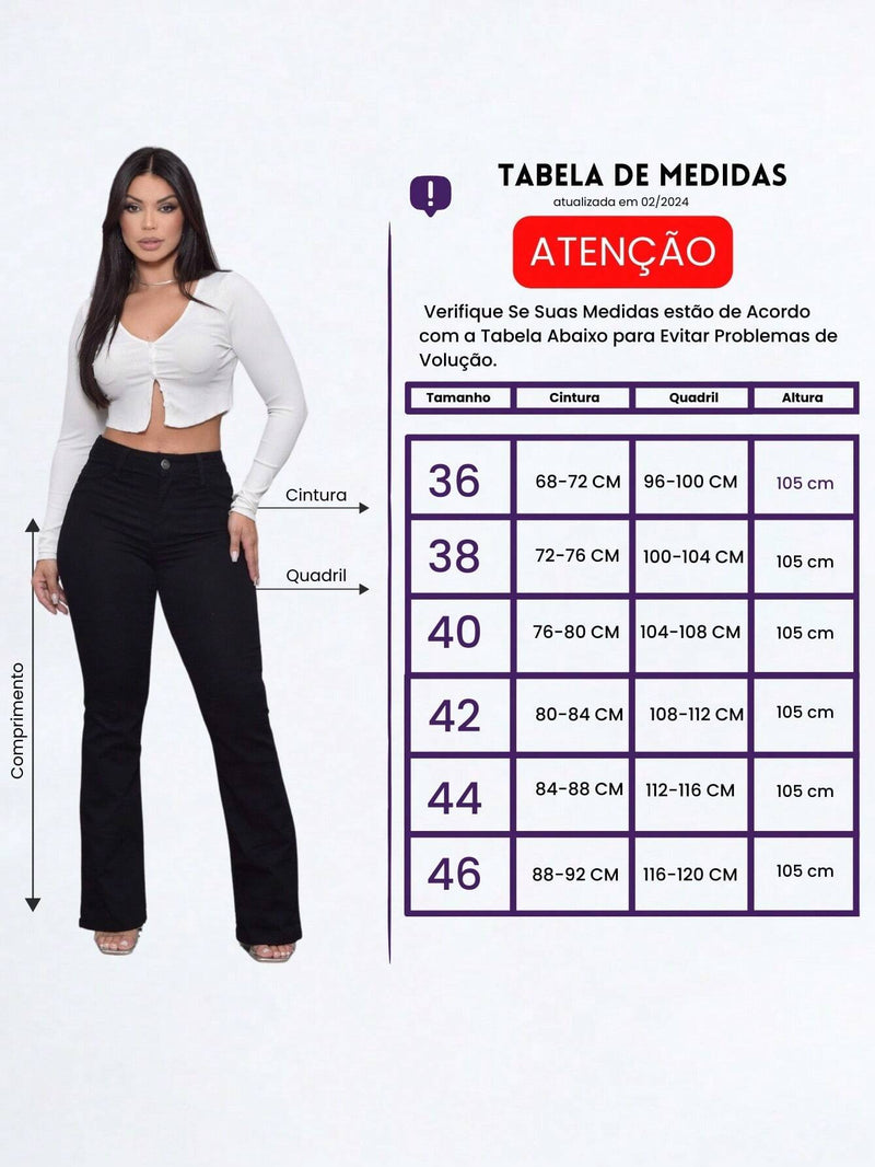 Vaqueros Planos Acampanados Modelo Premium Mujer Cintura Alta Pierna Ancha Despojado Bell Bottom Elastano Blogger