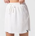 Short Skirt With Drawstring in Moletinho