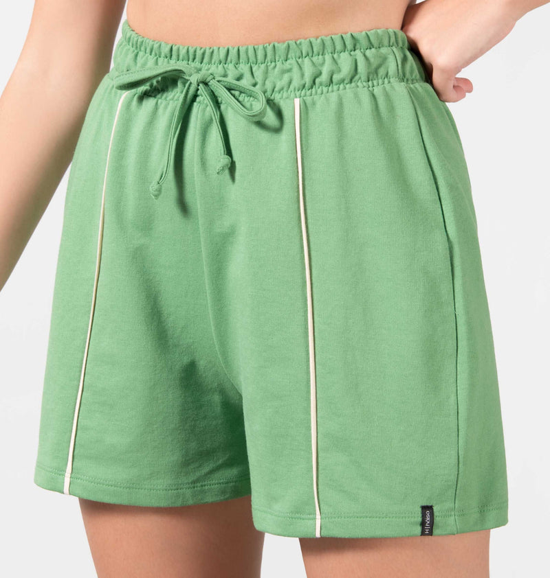 Shorts with French frieze