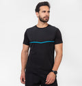 Camiseta Dry Fit con degradado y abertura