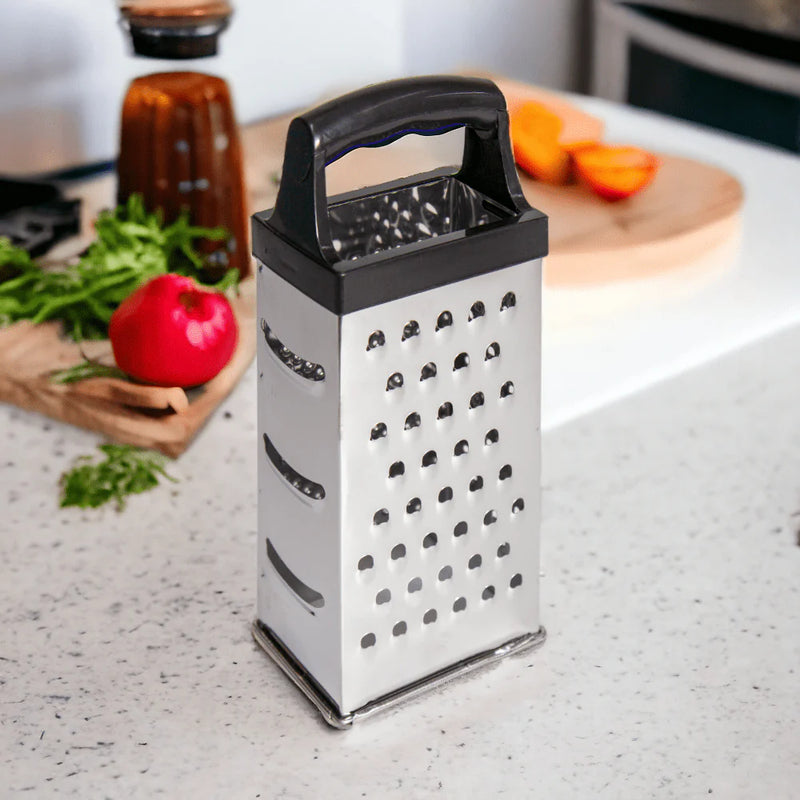 4-Sided Stainless Steel Grater - 24cm