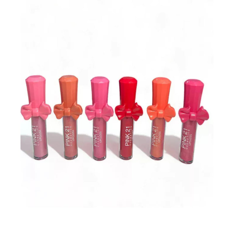 Shine Lacinho Lip Gloss - Pink 21 