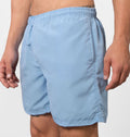 Basic Bermuda Shorts With Elastic Waistband And Pockets