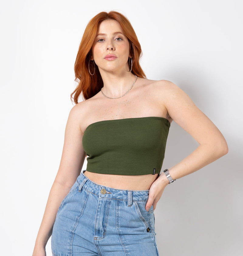 Cropped Tomara Que Caia Ribbed