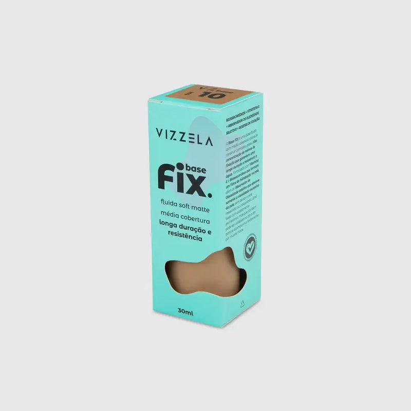 Vizzela Liquid Foundation 30ml Fix Color 10