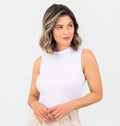 Basic Half Collar Tank Top